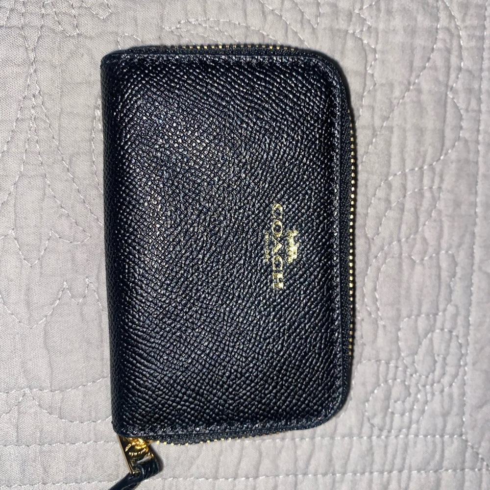Coach card pouch